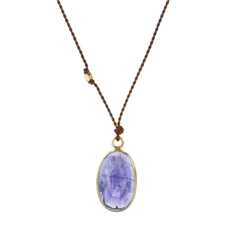 Margaret Solow Faceted Oval Tanzanite Necklace | Quadrum Gallery