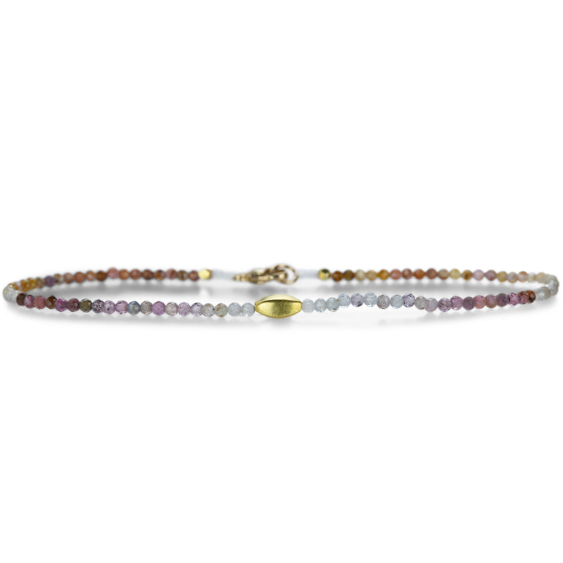 Margaret Solow 18k Faceted Red Sapphire Beaded Bracelet  | Quadrum Gallery