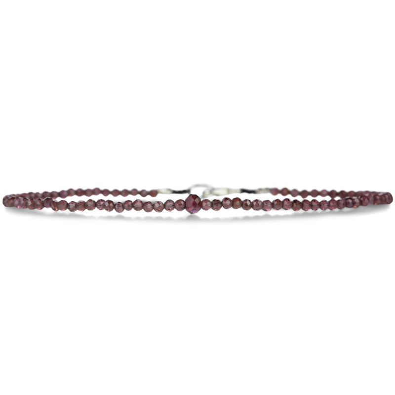 Margaret Solow Faceted Garnet Bracelet | Quadrum Gallery