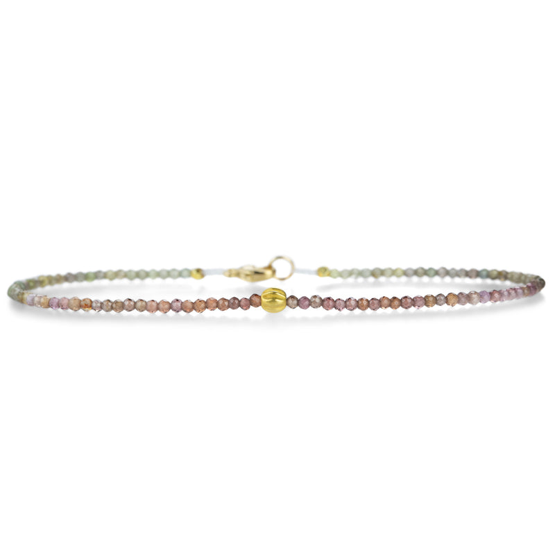 Margaret Solow Multicolored Sapphire and Gold Bead Bracelet | Quadrum Gallery