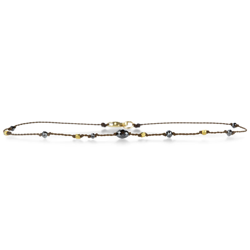 Margaret Solow Black Diamond Nylon Bracelet | Quadrum Gallery