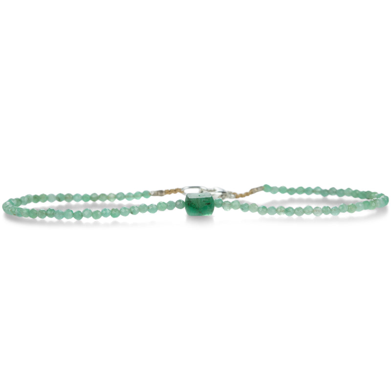 Margaret Solow Faceted Emerald Beaded Bracelet | Quadrum Gallery