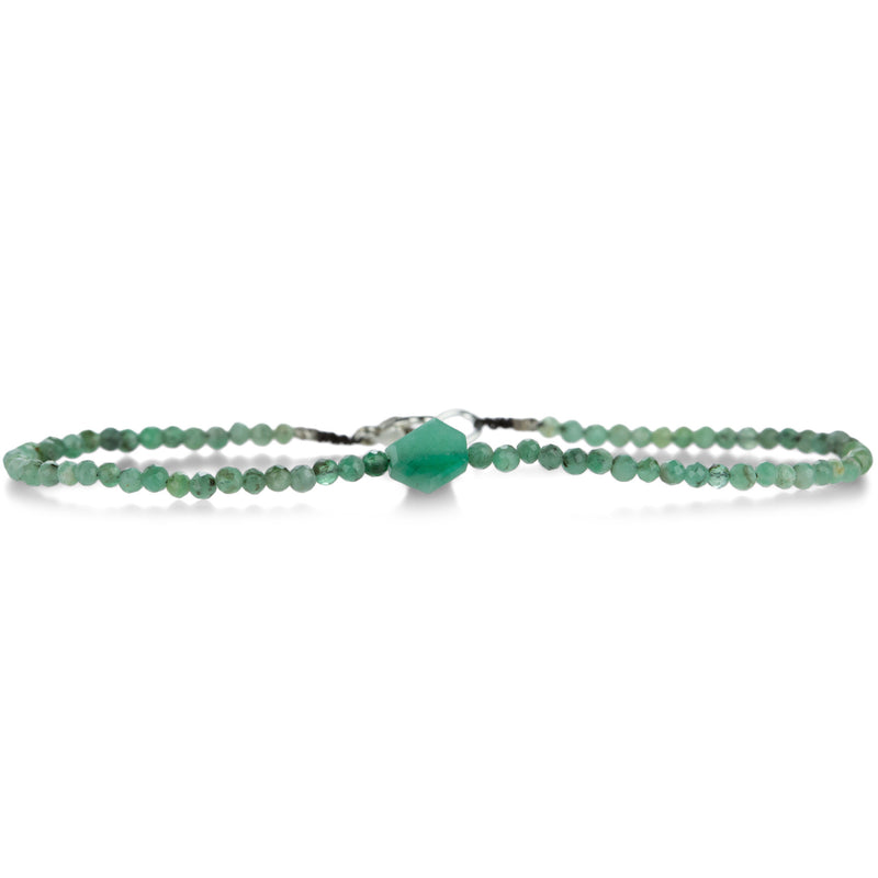 Margaret Solow Faceted Double Emerald Beaded Bracelet | Quadrum Gallery