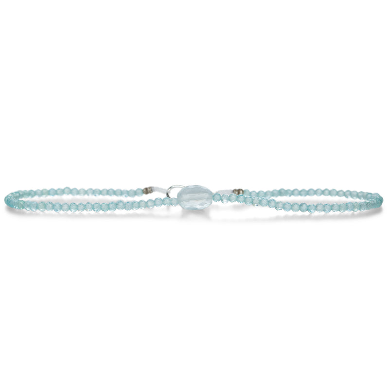 Margaret Solow Faceted Apatite and Aquamarine Bracelet | Quadrum Gallery