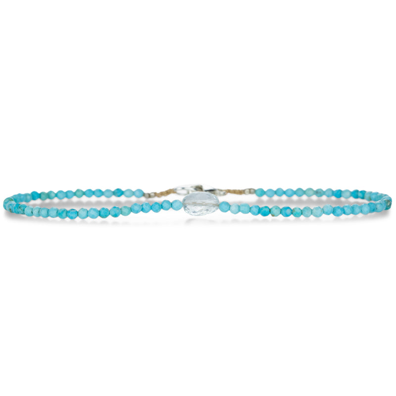 Margaret Solow Turquoise and Aquamarine Beaded Bracelet | Quadrum Gallery