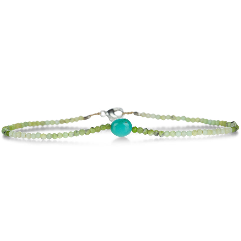 Margaret Solow Olive Opal and Turquoise Beaded Bracelet | Quadrum Gallery