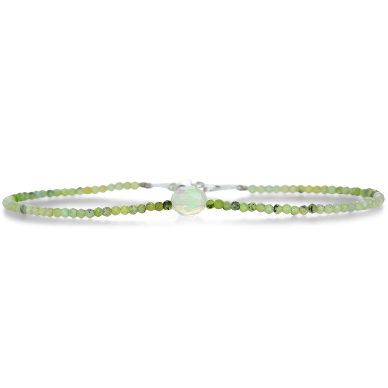 Margaret Solow Olive Opal and Opal Beaded Bracelet | Quadrum Gallery