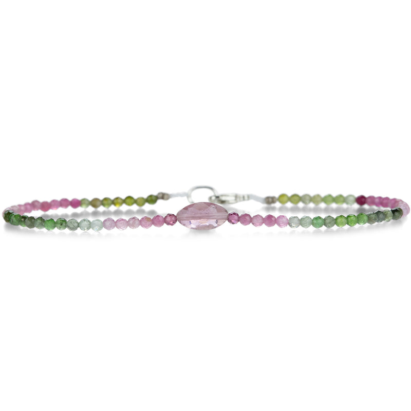 Margaret Solow Faceted Watermelon Tourmaline Beaded Bracelet | Quadrum Gallery