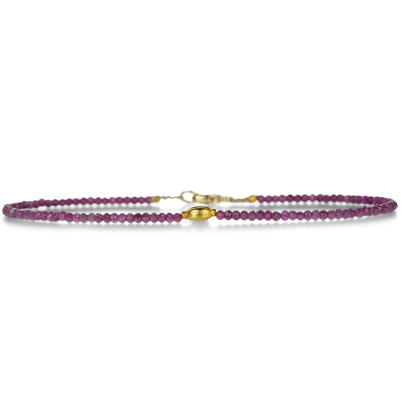 Margaret Solow Ruby & 18k Bead Bracelet | Quadrum Gallery