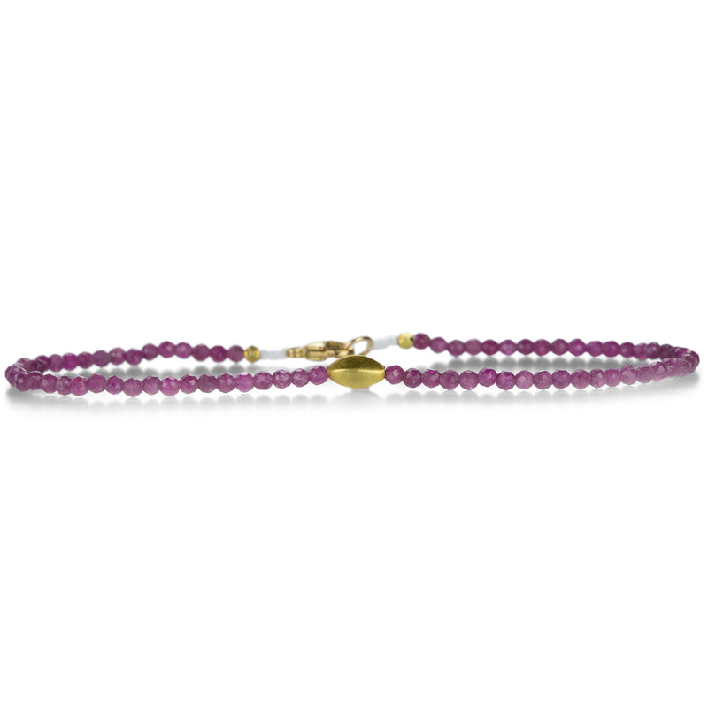 Margaret Solow 18k and Ruby Beaded Bracelet | Quadrum Gallery