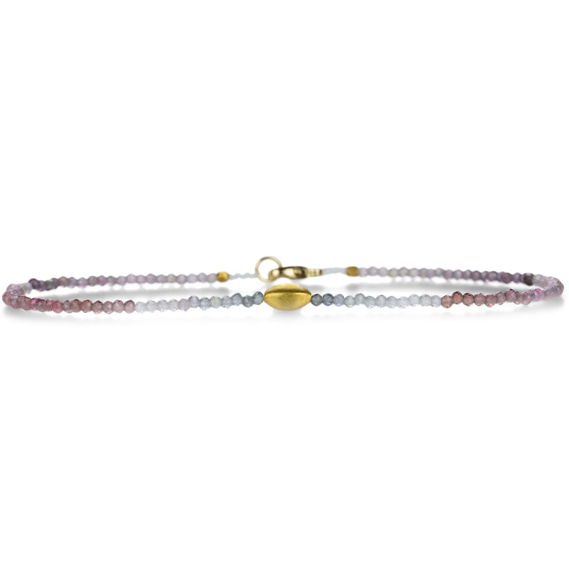 Margaret Solow Multicolored Spinel and 18k Beaded Bracelet | Quadrum Gallery