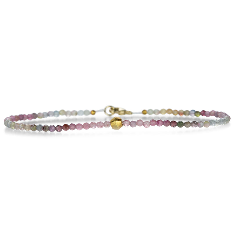 Margaret Solow 18k Watermelon Tourmaline Bracelet | Quadrum Gallery