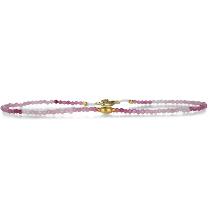 Margaret Solow Ombre Ruby and 18k Beaded Bracelet | Quadrum Gallery