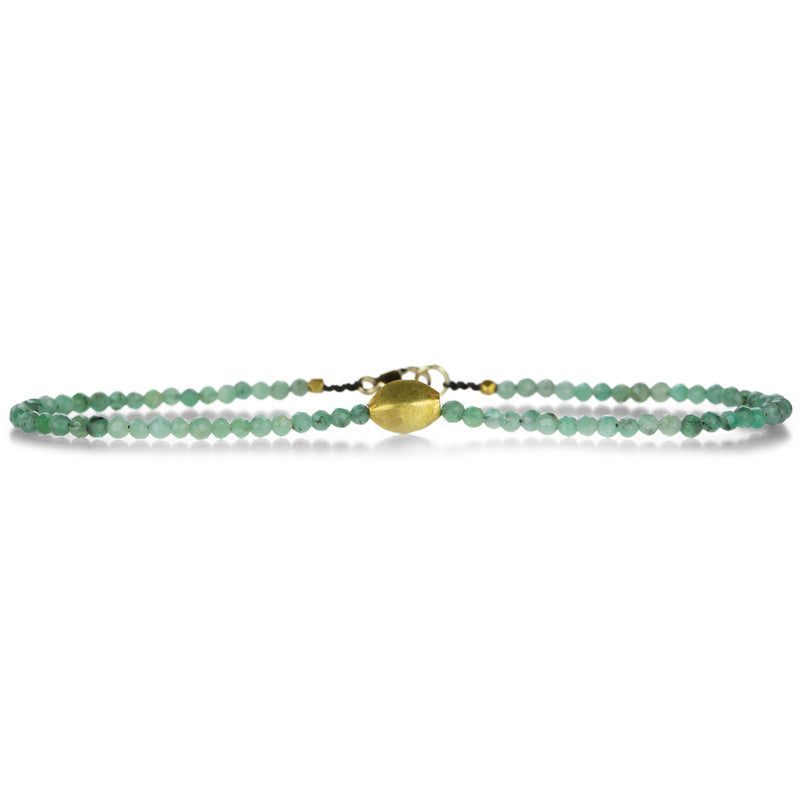 Margaret Solow Emerald and 18k Bead Bracelet | Quadrum Gallery