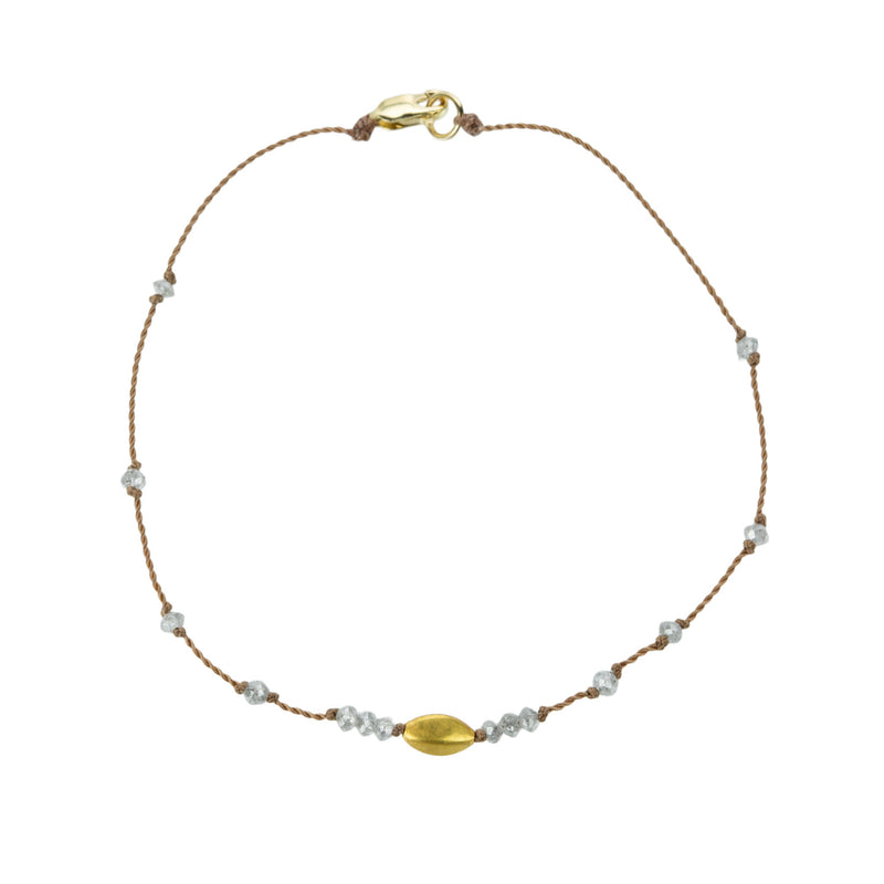 Margaret Solow Faceted Gray Diamond Bead Bracelet | Quadrum Gallery