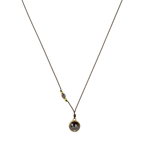 Margaret Solow Rose Cut Brown Diamond Pendant Necklace | Quadrum Gallery