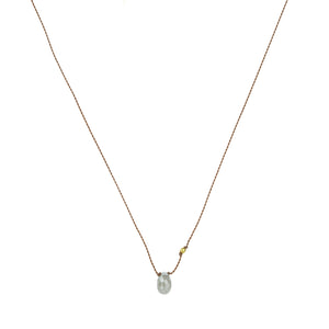 Margaret Solow Gray Diamond Briolette Pendant Necklace | Quadrum Gallery