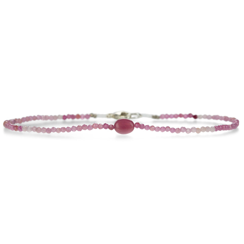 Margaret Solow Ombre Ruby and Ruby Bead Bracelet | Quadrum Gallery