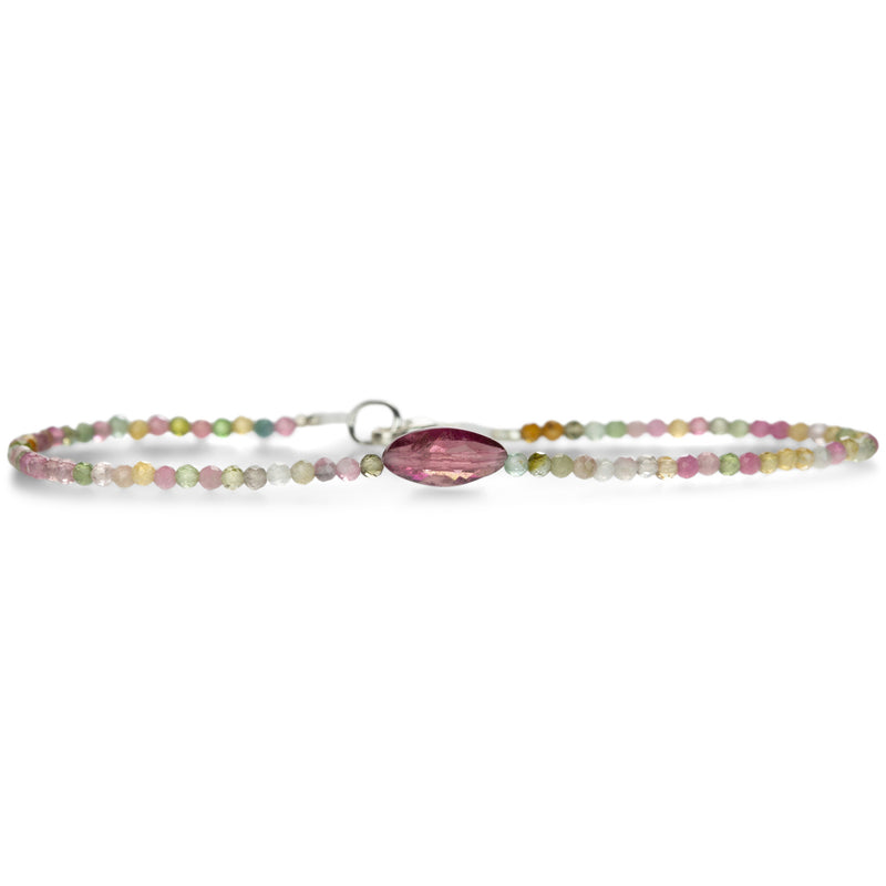 Margaret Solow Watermelon and Pink Tourmaline Bracelet | Quadrum Gallery