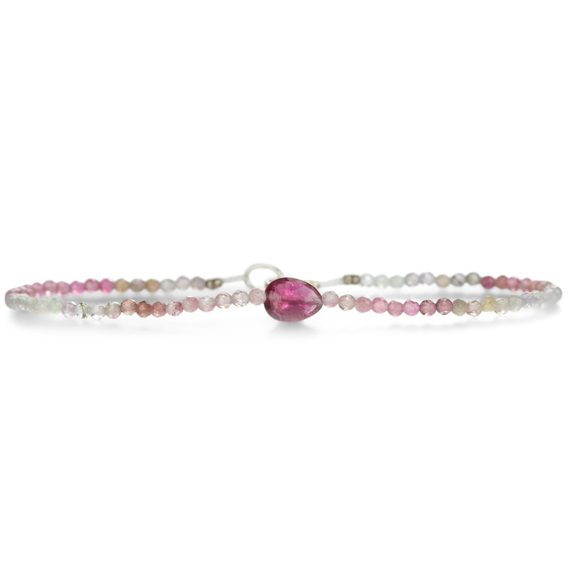 Margaret Solow Multi Pink Tourmaline Beaded Bracelet | Quadrum Gallery