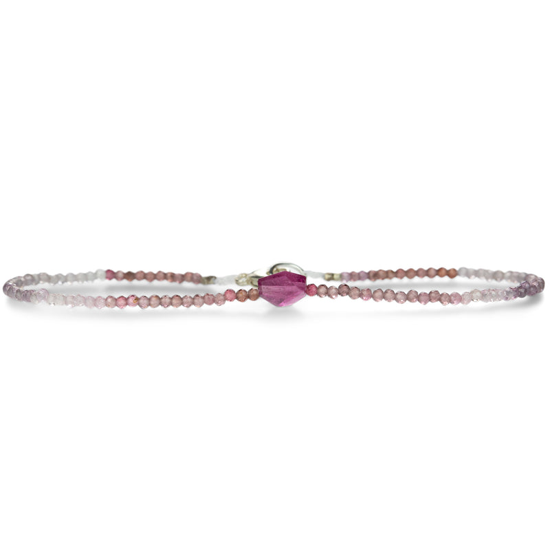 Margaret Solow Red Spinel and Tourmaline Bead Bracelet | Quadrum Gallery