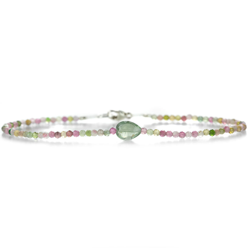 Margaret Solow Multicolored and Green Tourmaline Beaded Bracelet | Quadrum Gallery