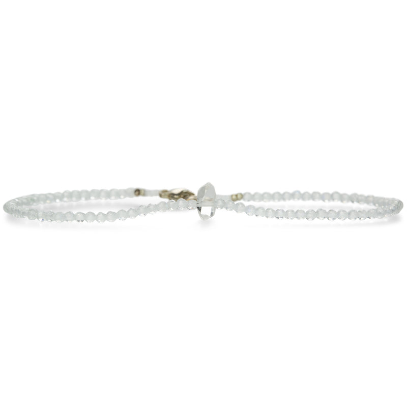 Margaret Solow Rainbow Moonstone and Herkimer Bracelet | Quadrum Gallery