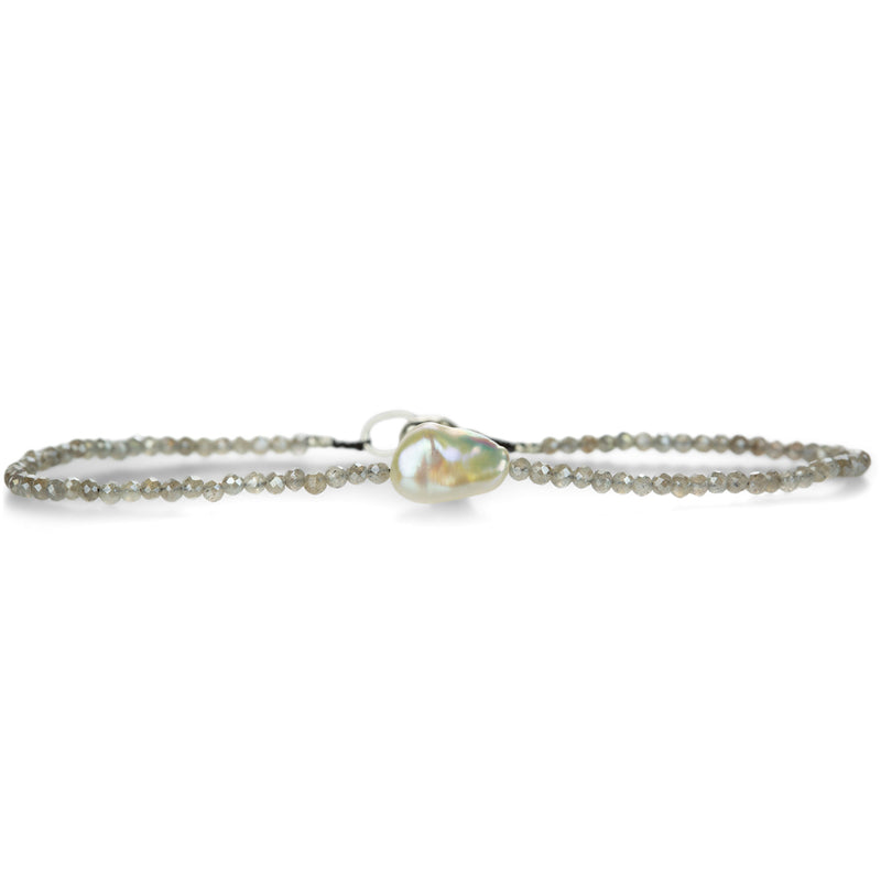 Margaret Solow Mystic Moonstone and Pearl Bracelet | Quadrum Gallery