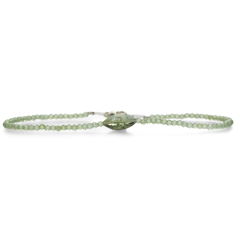 Margaret Solow Green Apatite and Tourmaline Beaded Bracelet | Quadrum Gallery