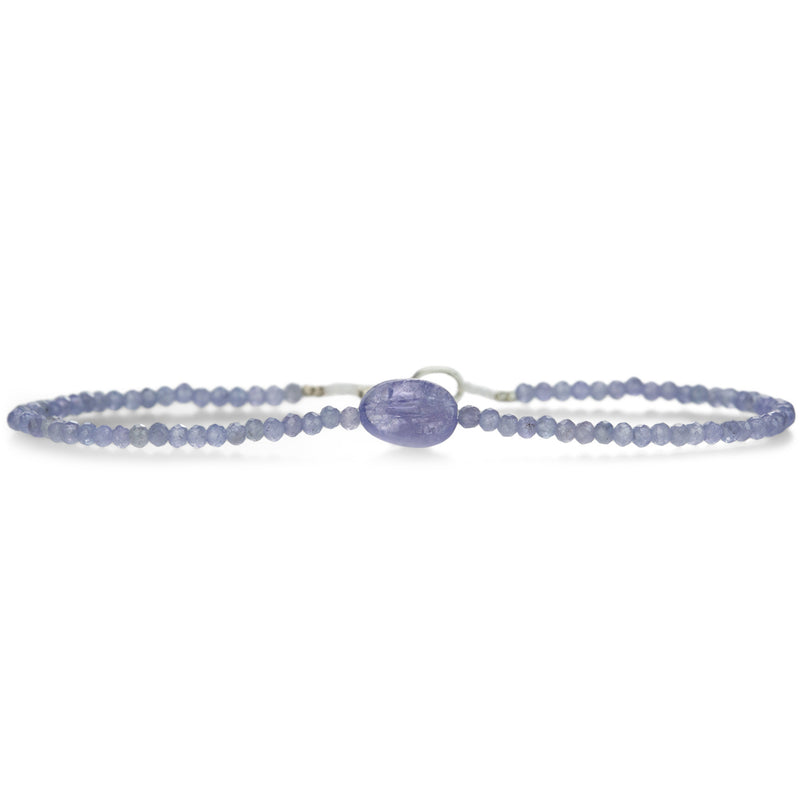 Margaret Solow Double Tanzanite Beaded Bracelet  | Quadrum Gallery