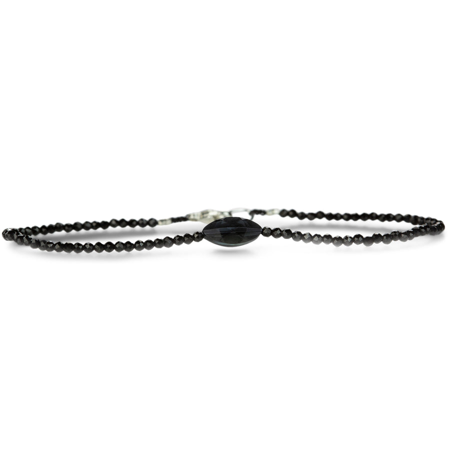 Margaret Solow Black Spinel and Tourmaline Beaded Bracelet | Quadrum Gallery