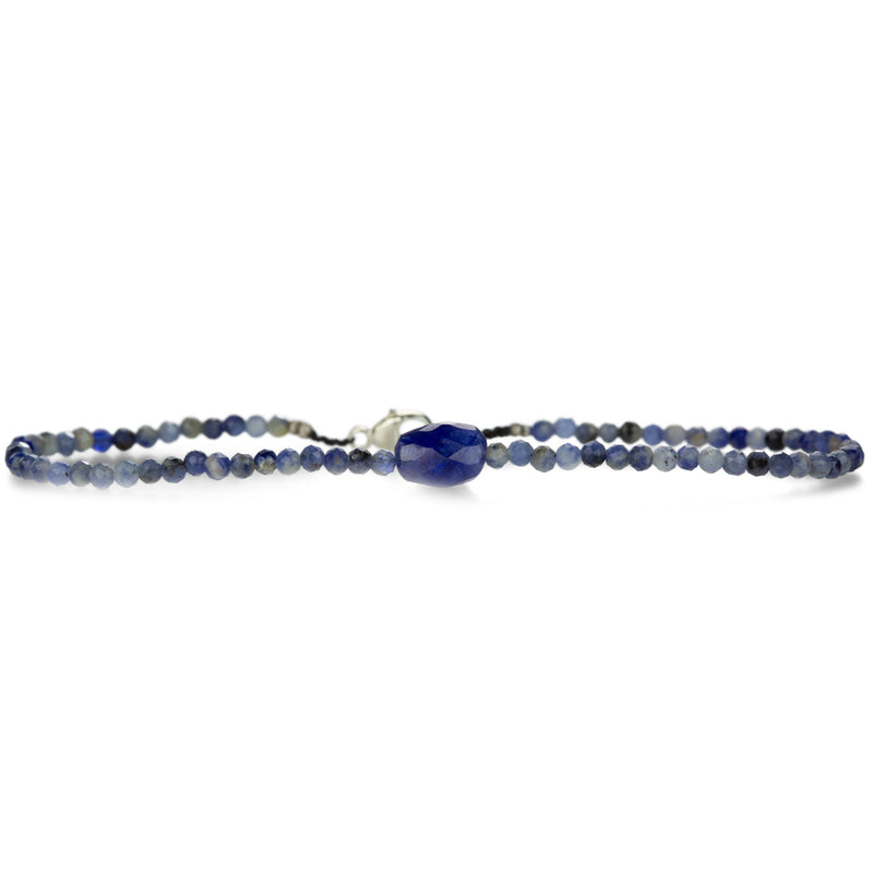 Margaret Solow Sodalite and Sapphire Beaded Bracelet  | Quadrum Gallery