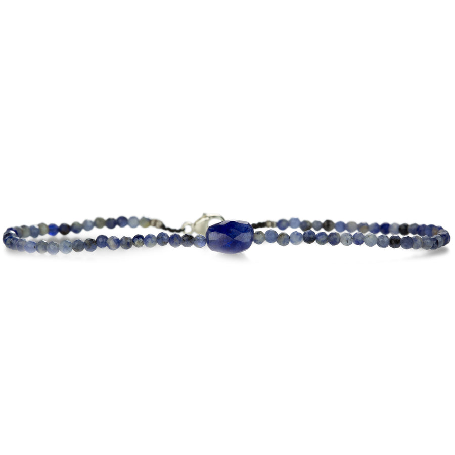 Margaret Solow Sodalite and Sapphire Beaded Bracelet  | Quadrum Gallery