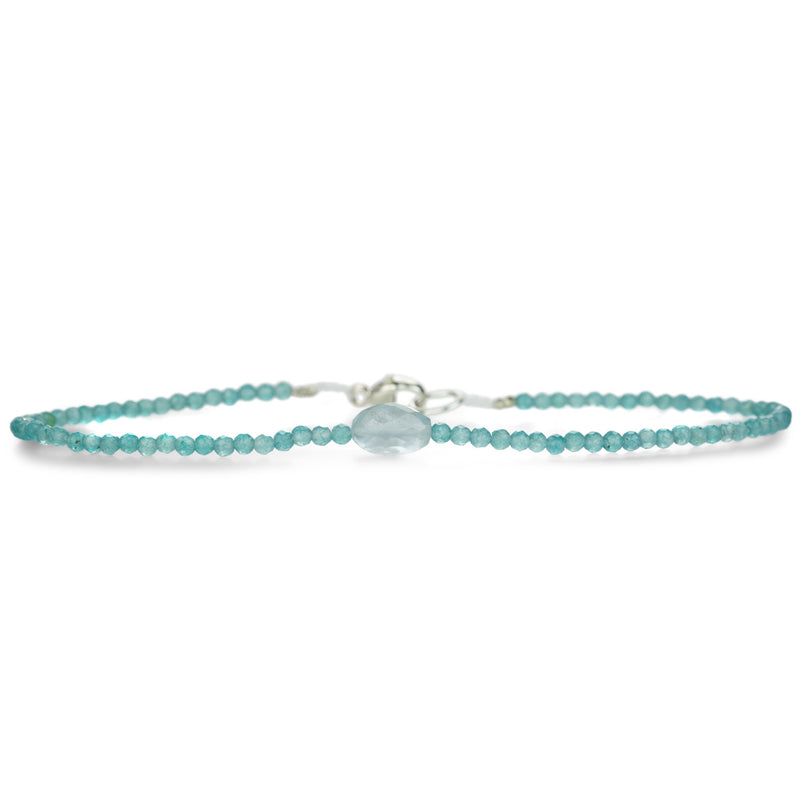 Margaret Solow Beaded Bracelet with Aquamarine and Apatite | Quadrum Gallery