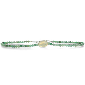 Margaret Solow Opal and Emerald Beaded Bracelet  | Quadrum Gallery