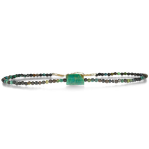 Margaret Solow Beaded Bracelet with Turquoise and Chrysocolla | Quadrum Gallery