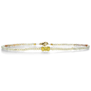 Margaret Solow Zircon and 18k Yellow gold Beaded Bracelet | Quadrum Gallery