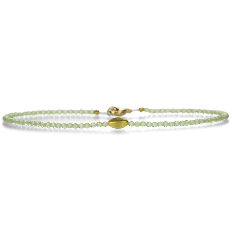 Margaret Solow Peridot and 18k Gold Bead Bracelet | Quadrum Gallery