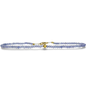 Margaret Solow Tanzanite and 18k Gold Beaded Bracelet | Quadrum Gallery