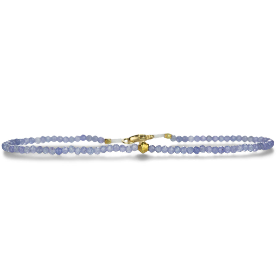 Margaret Solow Tanzanite and 18k Gold Beaded Bracelet | Quadrum Gallery