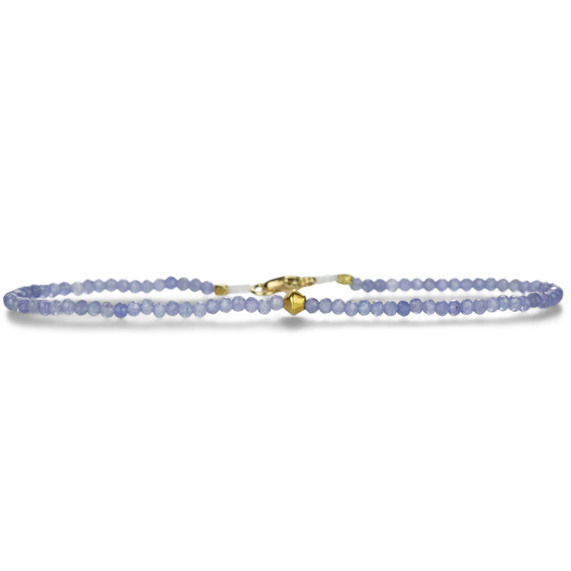 Margaret Solow Tanzanite and 18k Gold Beaded Bracelet | Quadrum Gallery