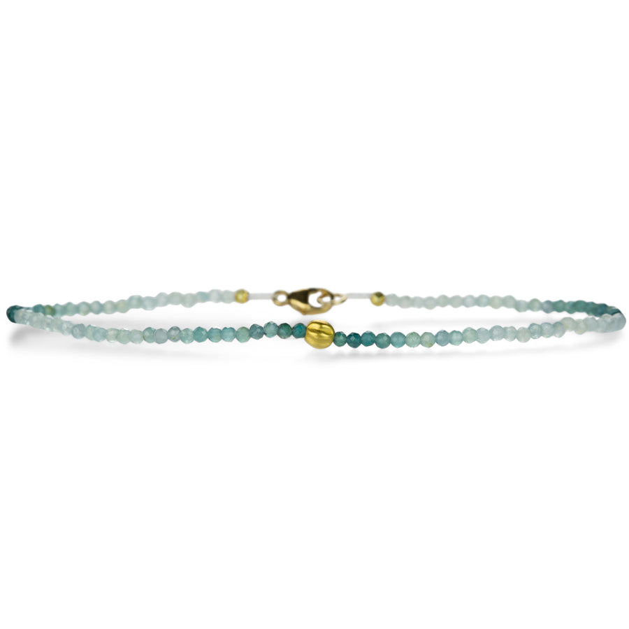 Margaret Solow Grandidierite and 18k Gold Bracelet | Quadrum Gallery