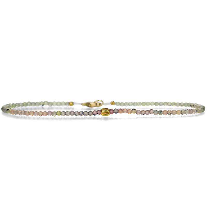 Margaret Solow Sapphire Bracelet with 18k Gold Bead | Quadrum Gallery