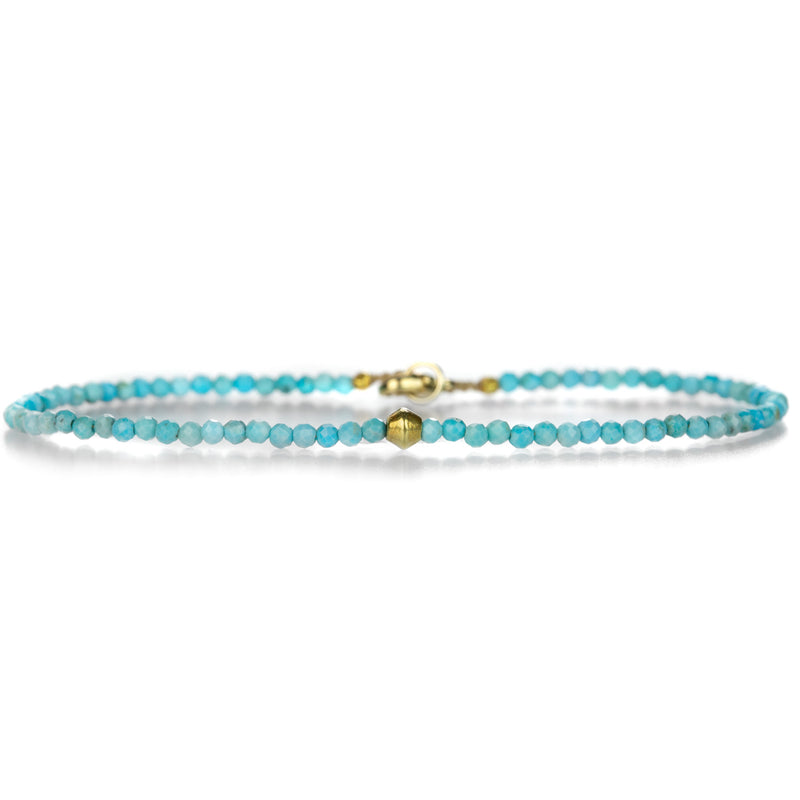 Margaret Solow 18k Gold Bead and Turquoise Beaded Bracelet | Quadrum Gallery