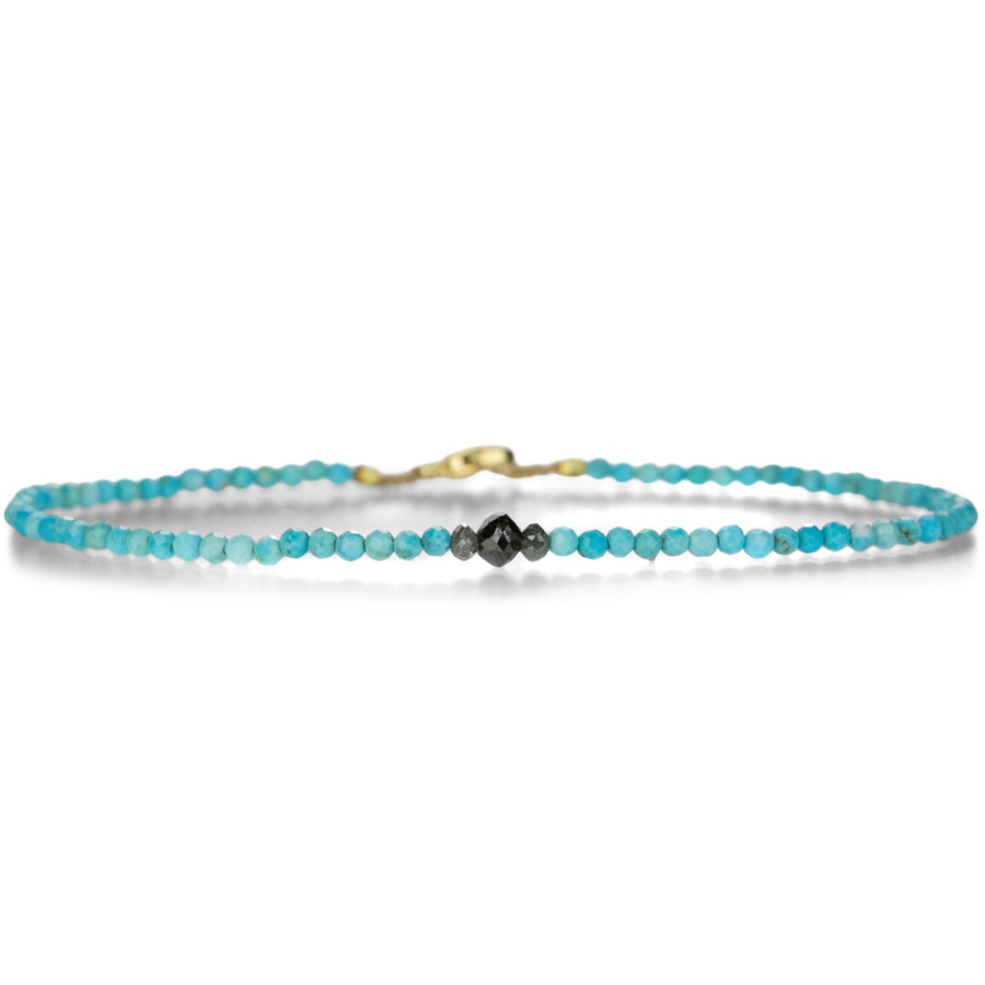 Margaret Solow Diamond and Turquoise Beaded Bracelet | Quadrum Gallery