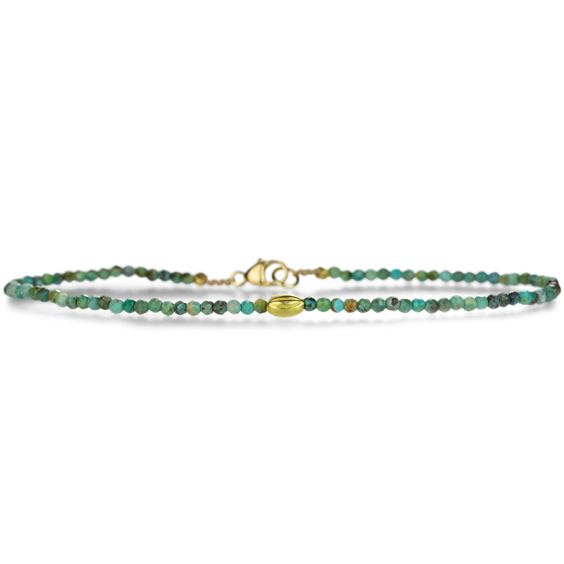 Margaret Solow Turquoise and 18k Yellow Gold Bracelet | Quadrum Gallery