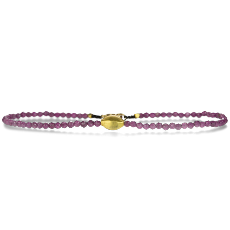 Margaret Solow Ruby and 18k Yellow Gold Beaded Bracelet | Quadrum Gallery