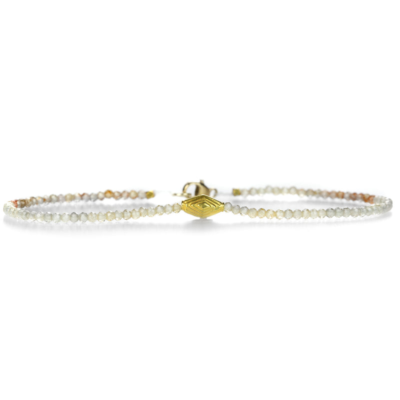 Margaret Solow Multicolored Sapphire and Gold Beaded Bracelet | Quadrum Gallery