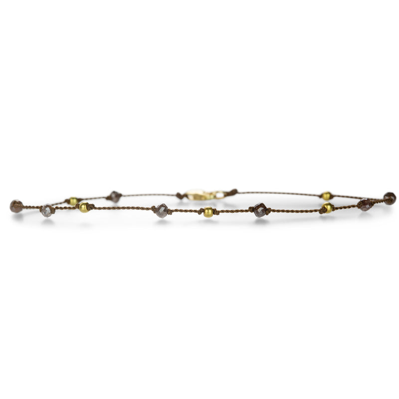 Margaret Solow Gray Diamond and 18k Bead Bracelet  | Quadrum Gallery