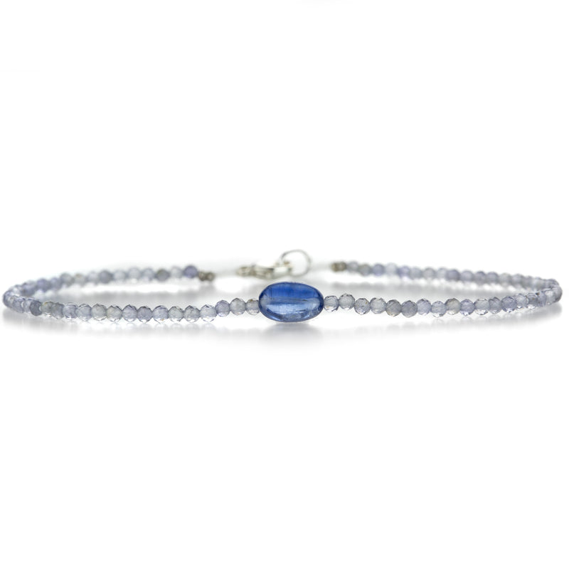 Margaret Solow Kyanite and Iolite Beaded Bracelet  | Quadrum Gallery
